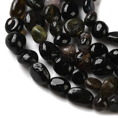 Натуральный турмалин бисер нитей&nbsp;G-C268-A02-6x8mm-1