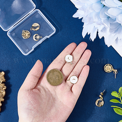 8шт 4 стиля латунные подвески&nbsp;KK-SC0007-20-1