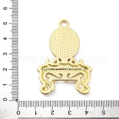 Подвески из стеклянного зеркала FIND-Z073-03G-1