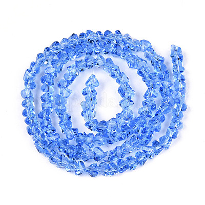 Прозрачные стеклянные бусины GLAA-N018-4mm-11-1