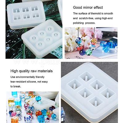4 Pieces Cube Epoxy Resin Silicone Molds Set, 4 Pcs Different Sizes Square  Cube Silicone Epoxy Resin Casting Molds for DIY Ornaments Crafts, Craft  Making, Making Polymer Clay 