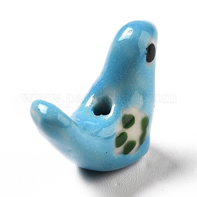 Ручной печатный шарики фарфора PORC-F005-04F-1