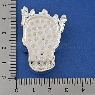 Сплав на тему Хэллоуина со стеклянными кабошонами и стразами FIND-B033-02A-S-1