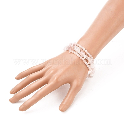 Три петли браслеты стретч BJEW-JB05530-03-1