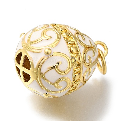 Латунь эмаль подвески KK-K389-049G-01-1