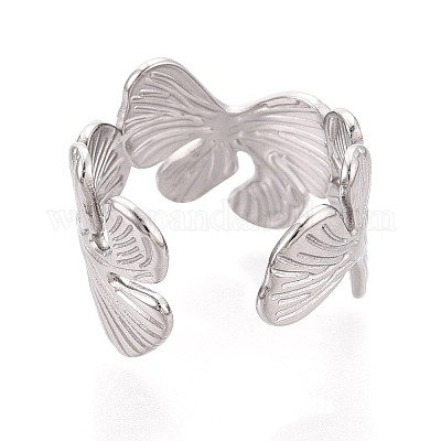 Кольца-манжеты из нержавеющей стали 304 для женщин RJEW-N052-12P-1