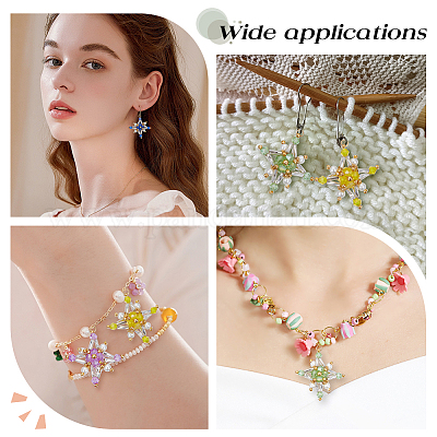 4 шт. подвески из стеклянного бисера в виде тетраптер PALLOY-GO00065-1