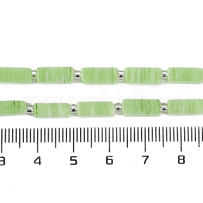 Бусы лэмпворк ручной работы LAMP-Q037-01B-05-1