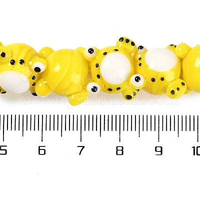 Бусы лэмпворк ручной работы LAMP-P066-07D-1