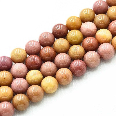 Природного кварца нитей бисера G-N355-8mm-27-1