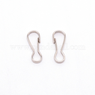 Фурнитура для застежки брелока из нержавеющей стали 304 STAS-WH0016-08A-P-1