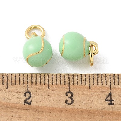 Латунь эмаль подвески&nbsp;KK-P294-38G-04-1