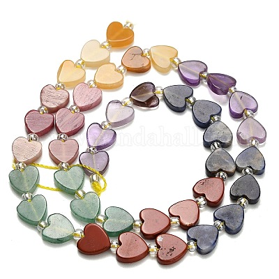 6 стиль: нити бусин из натурального топаза G-F811-A03-02-1