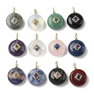 Природные и синтетические смешанные подвески драгоценных камней G-I391-01G-1