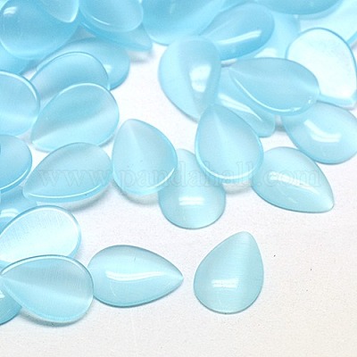 Кабошоны кошачьего глаза CE-J001-13x18mm-23-1