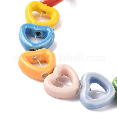 Фарфора ручной работы бисер нитей PORC-Z002-01D-1