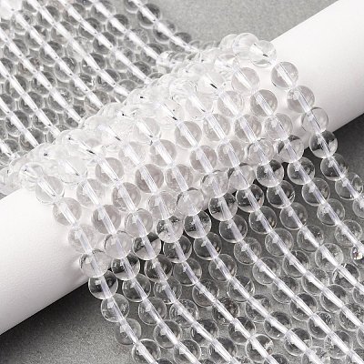 Круглые бусины из натурального кварца класса А G-H1648-6mm-01N-A-1