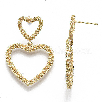 Серьги-гвоздики из латуни KK-N232-103-NF-1