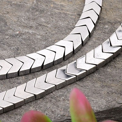 Гальванические стрелки немагнитные нити шарик синтетический гематит G-E295-10-1