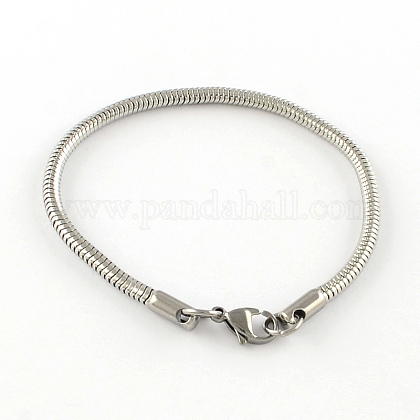 304 Stainless Steel European Style Bracelets for Jewelry Making PPJ-R002-02-1