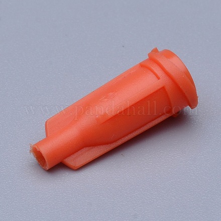 プラスチック接着剤液体容器  ボトルストッパー  レッドオレンジ  17.5x8mm TOOL-WH0016-05A-1