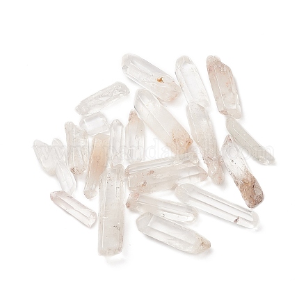 Perles brutes naturelles en cristal de quartz naturel G-XCP0001-03-1