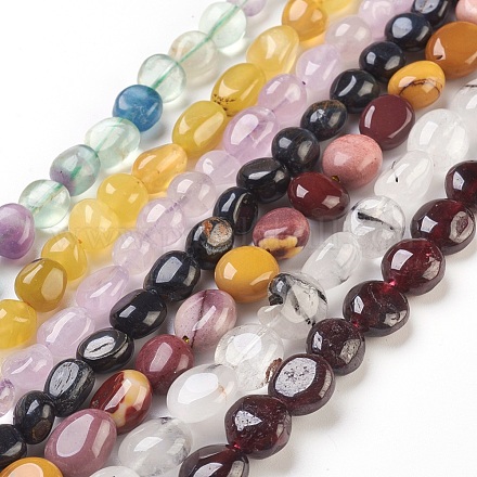 Natural Gemstone Beads Strands G-F575-18-1