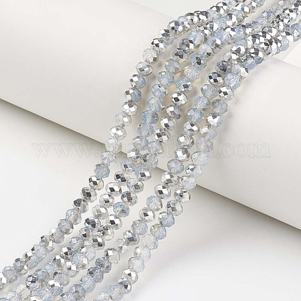 Chapelets de perles en verre électroplaqué EGLA-A034-J10mm-M05-1