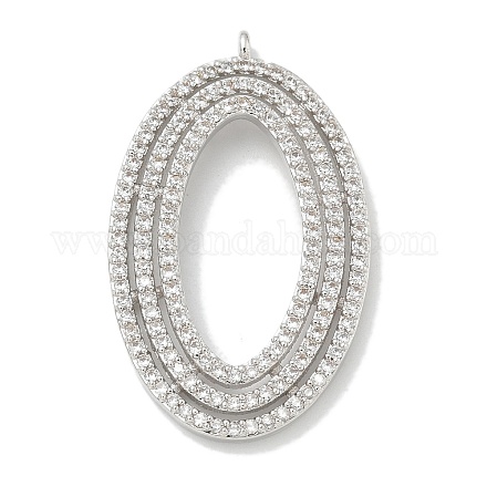 Стойки обшивки латунь микро проложить Циркон подвеску KK-L224-051P-1