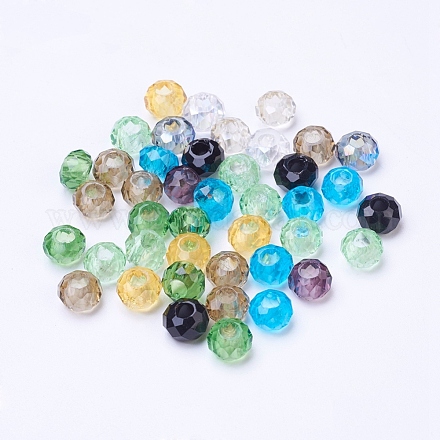 Mixed Glass Beads GLAA-R143-10mm-M-1