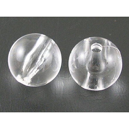 Transparent acrylic beads X-PL526_8MM-1