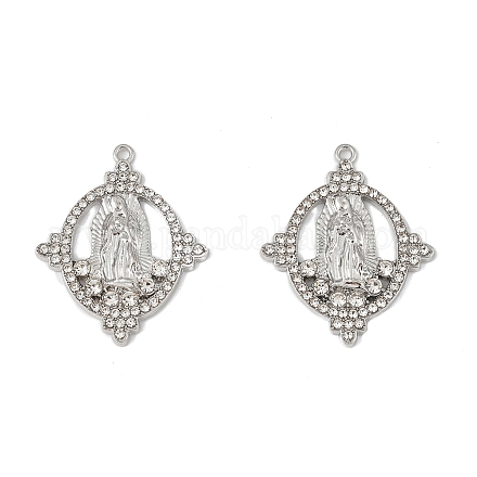 Подвески из сплава и страза PALLOY-P312-04P-1