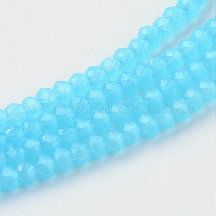 Chapelets de perles en verre imitation jade GLAA-R135-2mm-37-1