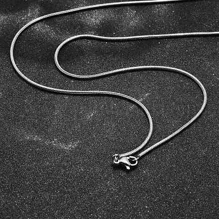 Регулируемые ожерелья-слайдеры из нержавеющей стали 304 NJEW-L156-004P-1