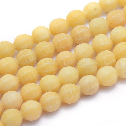 Natural Topaz Jade Beads Strands G-L552E-05C-1