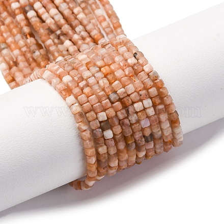 Натуральный персиковый лунный камень G-RM250104-A3-1