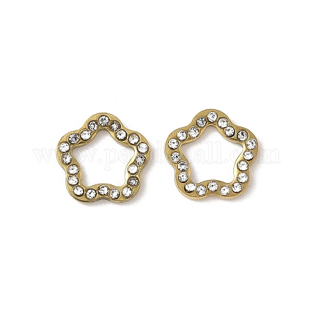 Кабошоны из стразов из нержавеющей стали 304 STAS-A057-04G-A02-1