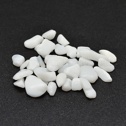 Perles de verre opaques G-O104-01-1