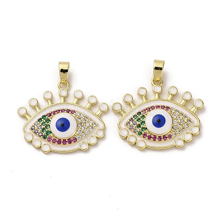 Латунные микро проложить кубического циркония подвески KK-F903-08G-01-1