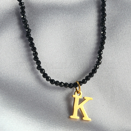 Подвеска с инициалом из нержавеющей стали 304 FS-WGC61DE-11-1