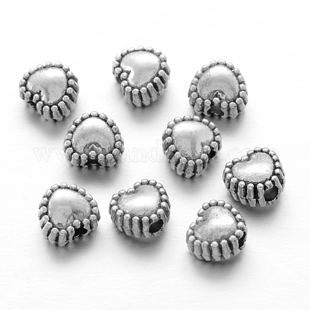 Perles en alliage de style tibétain X-PALLOY-08-AS-NR-1