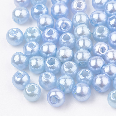 Perles en plastique ABS OACR-Q004-6mm-06-1