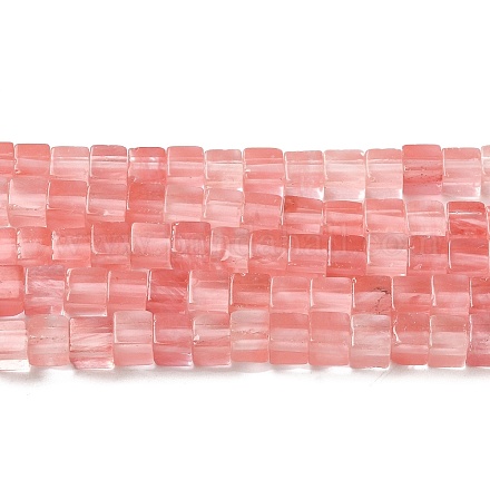 Cherry Quartz Glass Beads Strands G-A128-C28-A-1