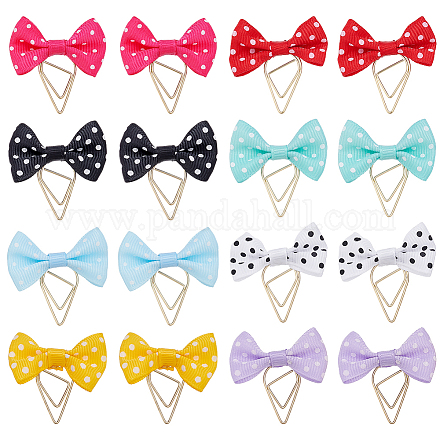 16 шт. 8 скрепки из нержавеющей стали AJEW-PH01652-1