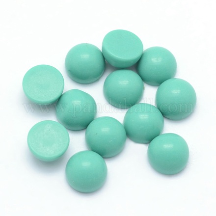 Synthetic Turquoise Cabochons G-P393-R09-10MM-1