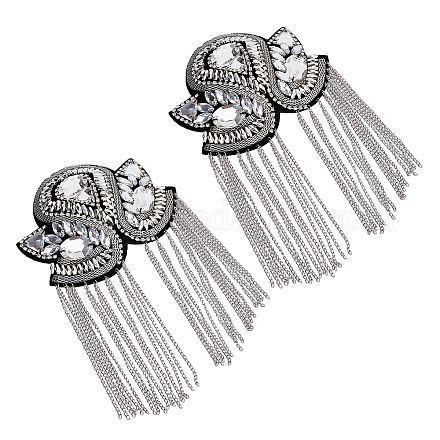 2 шт. съемные железные эполеты с кисточками FIND-FH0005-43B-1