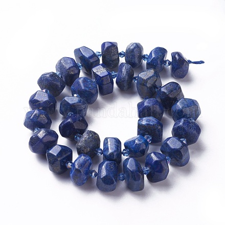 Chapelets de perles en lapis-lazuli naturel G-P434-03-1