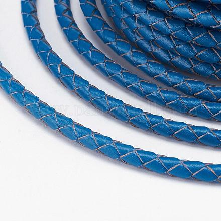 Braided Leather Cord WL-E025-6mm-A17-1