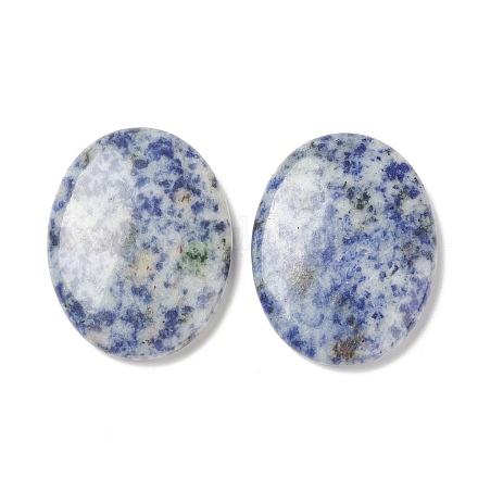Natural Blue Spot Jasper Worry Stone for Anxiety Therapy G-B036-01N-1