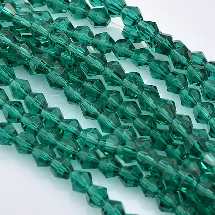 Chapelets de perles en verre à facettes bicone EGLA-P017-3mm-09-1